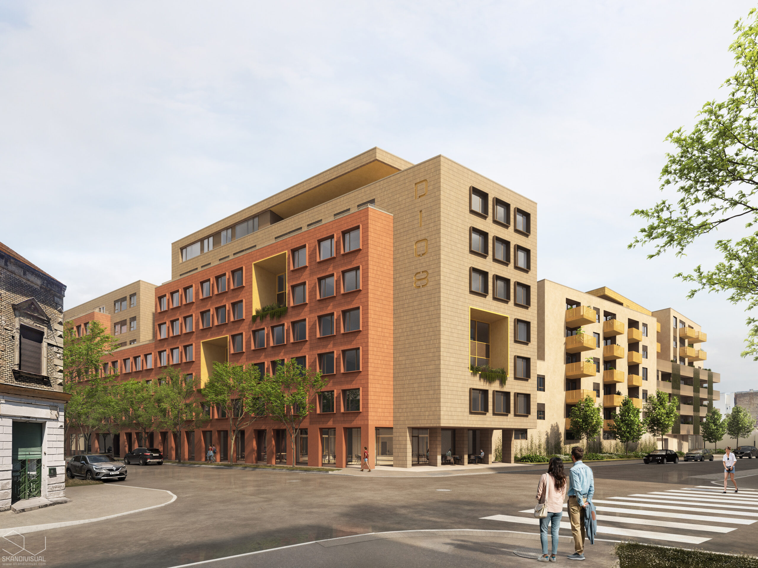 Diószegi Street residential building and dormitory